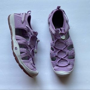 Keen Moxie Big Girl Purple Sandals 5 new